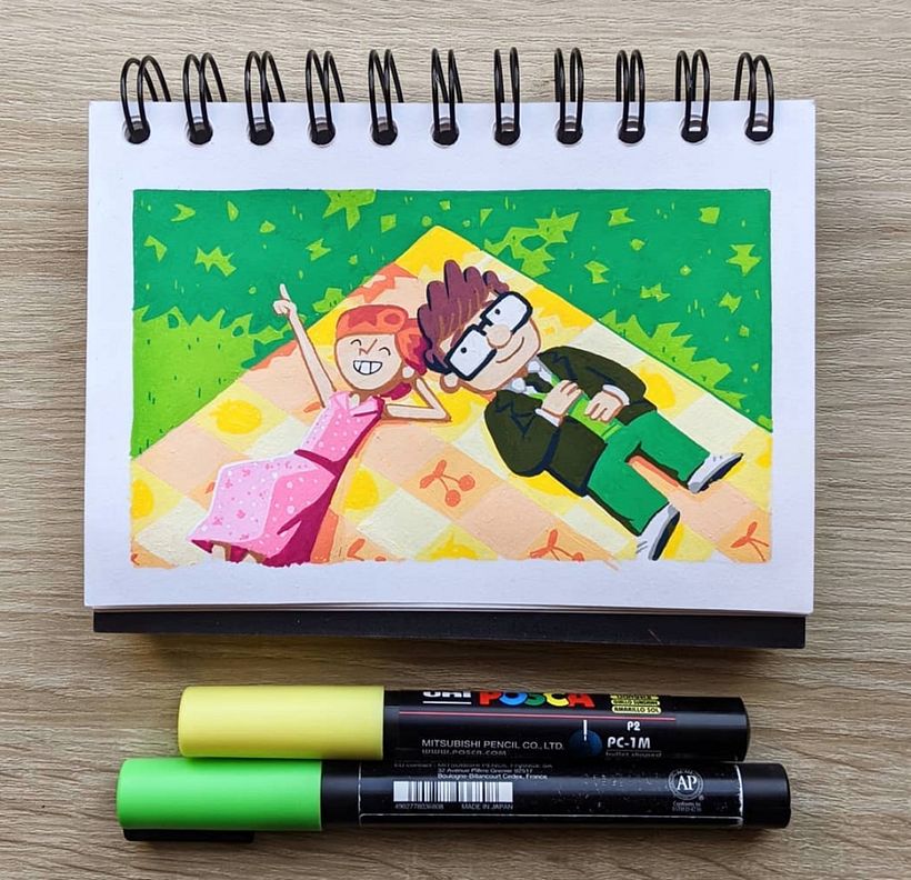 Zeichen-Tutorial: Posca-Stift-Techniken für Anfänger 3