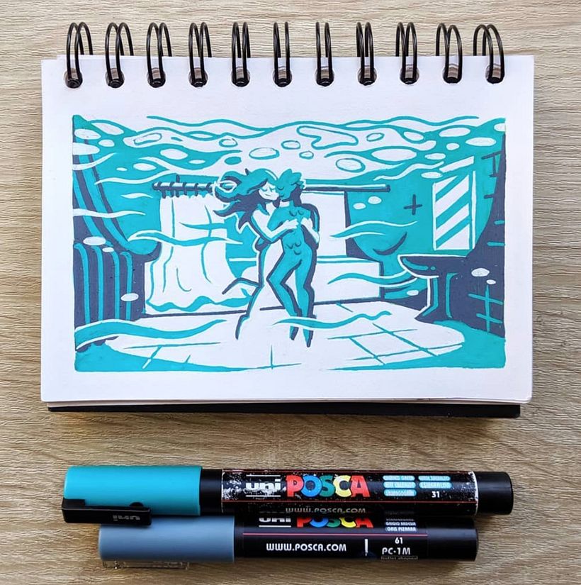 Zeichen-Tutorial: Posca-Stift-Techniken für Anfänger 5