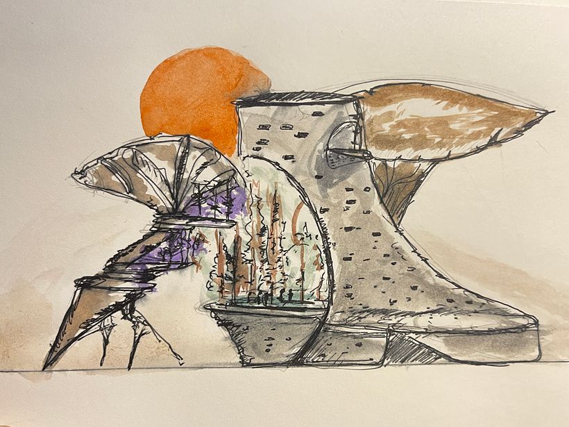 My project in Creative Drawing Techniques for Beginners course 3
