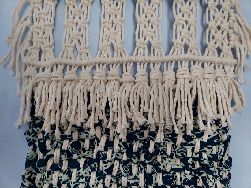 My project in Introduction to Macramé: Creation of a Decorative Tapestry course 3