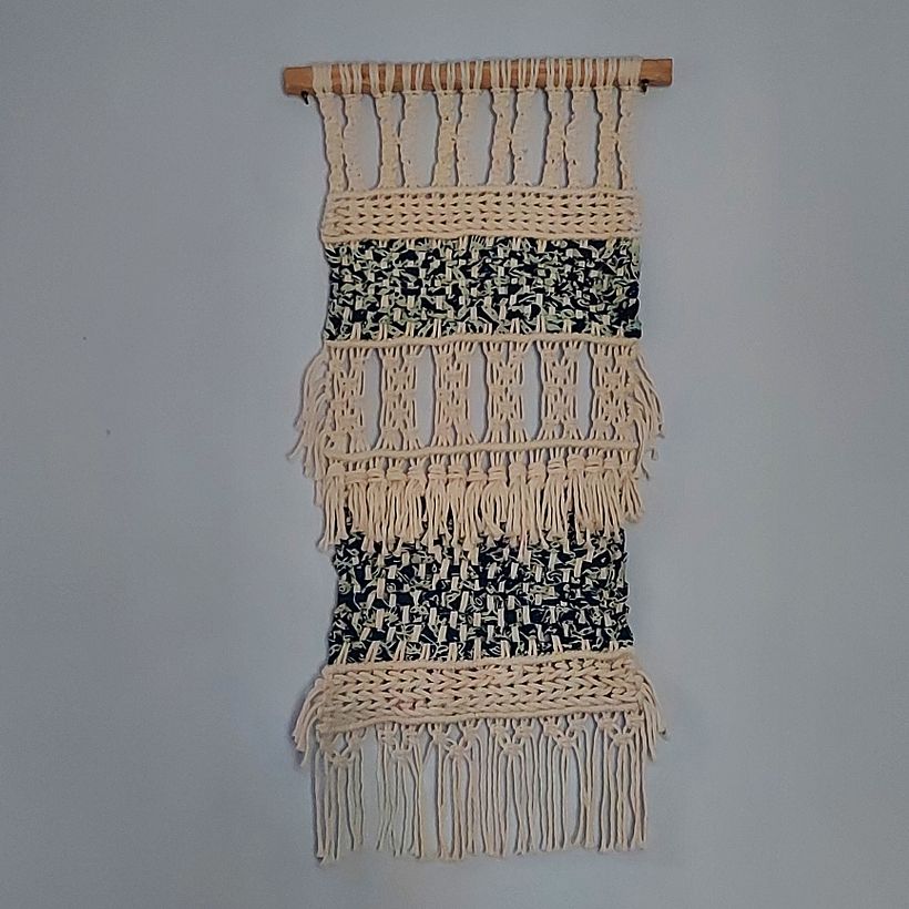 My project in Introduction to Macramé: Creation of a Decorative Tapestry course 1