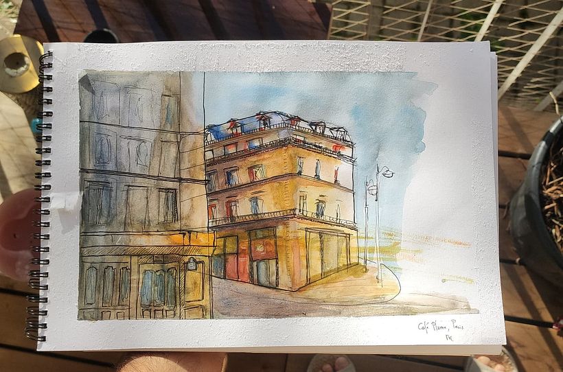 My project in Architectural Sketching with Watercolor and Ink course 7