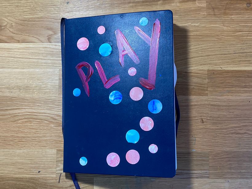 Using my sketchbook to play and explore 1
