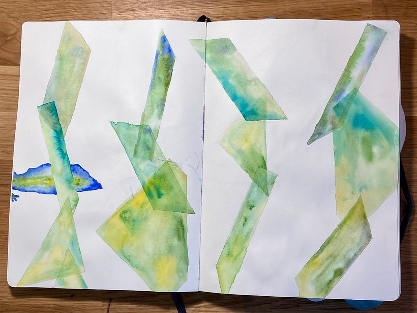 Using my sketchbook to play and explore 4