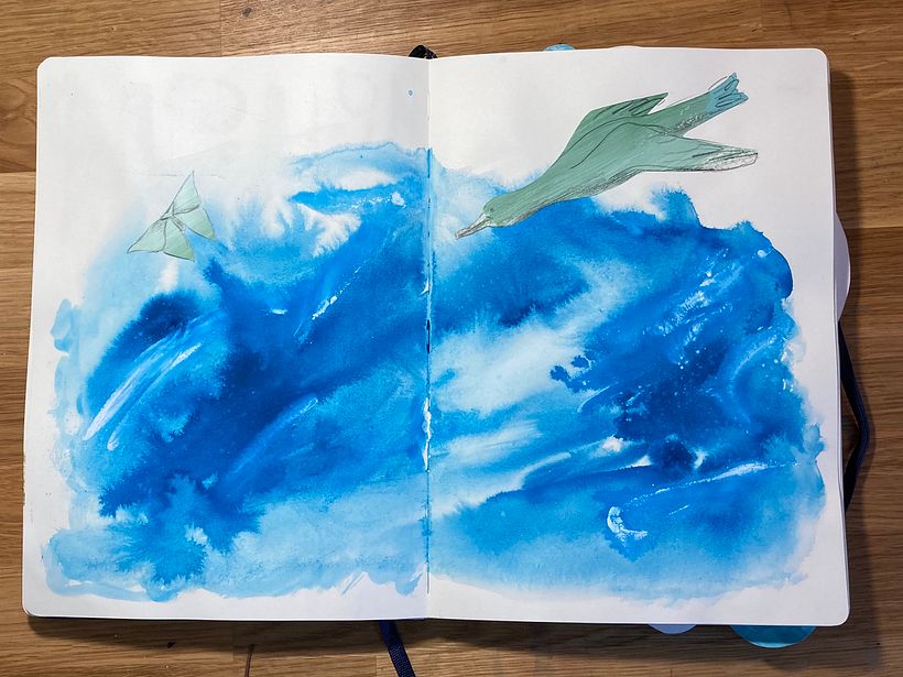 Using my sketchbook to play and explore 5