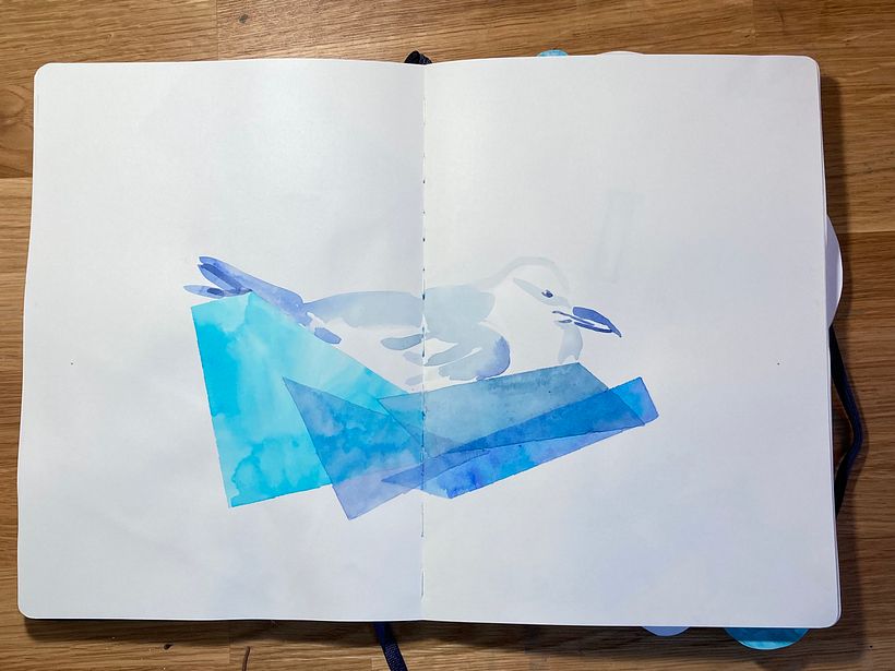 Using my sketchbook to play and explore 7