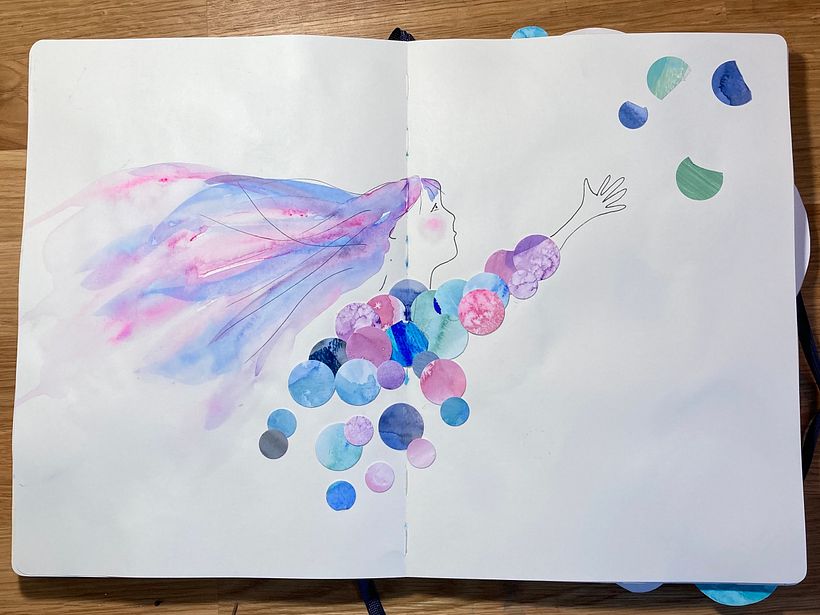 Using my sketchbook to play and explore 8