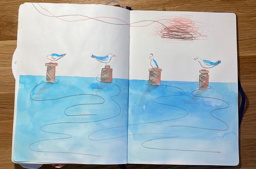 Using my sketchbook to play and explore 15