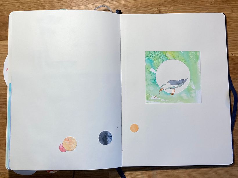 Using my sketchbook to play and explore 16
