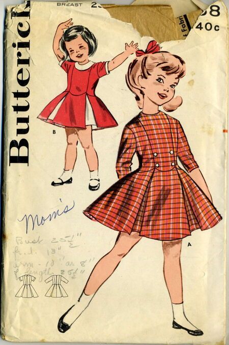 Butterick's children's designs from 1960.