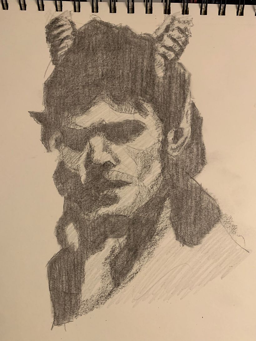 My project in Artistic Portrait Drawing: Capture Authentic Expressions course 3