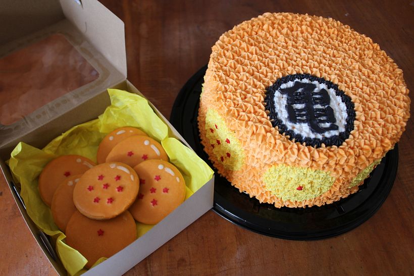 Pastel con temática Dragon Ball Z 1