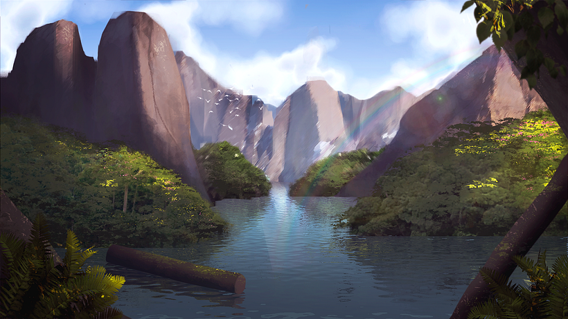 Meu projeto do curso: Concept Art: introdução ao design de cenários 2
