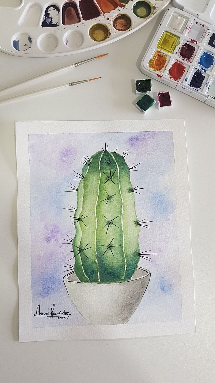 Acuarela botánica en acuarela  15