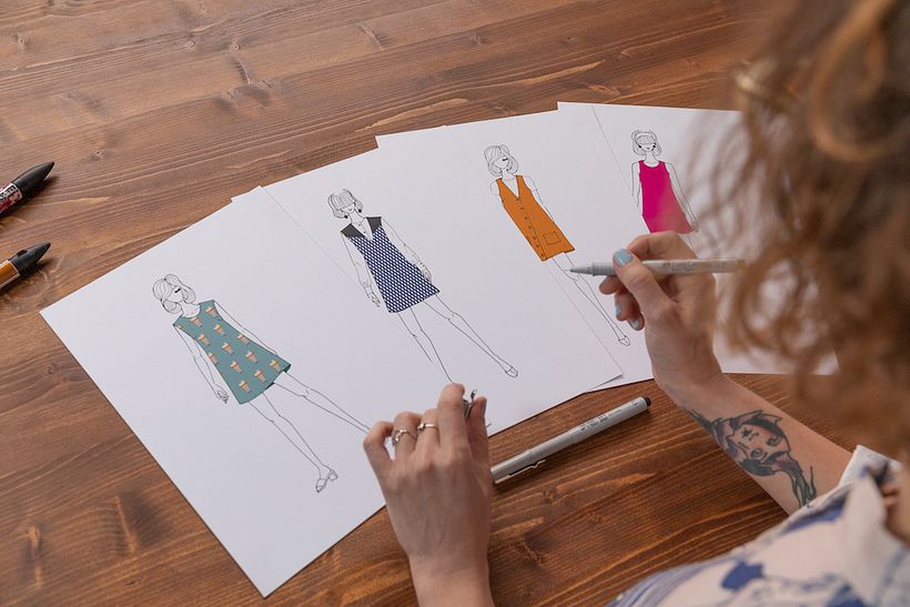 Nivule + Pesci Rossi teach aspiring dressmakers how to alter patterns to tailor different versions of the same dress.