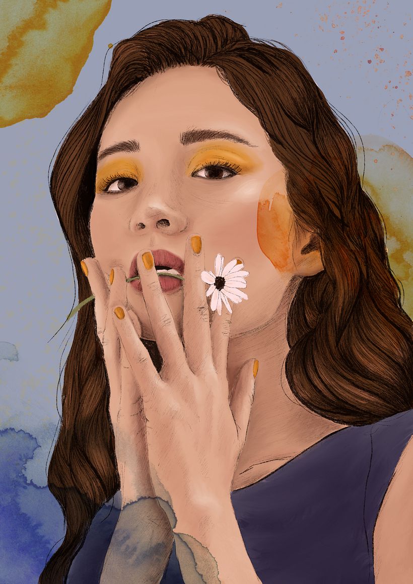 Mi Proyecto del curso: Retrato ilustrado con Procreate 1