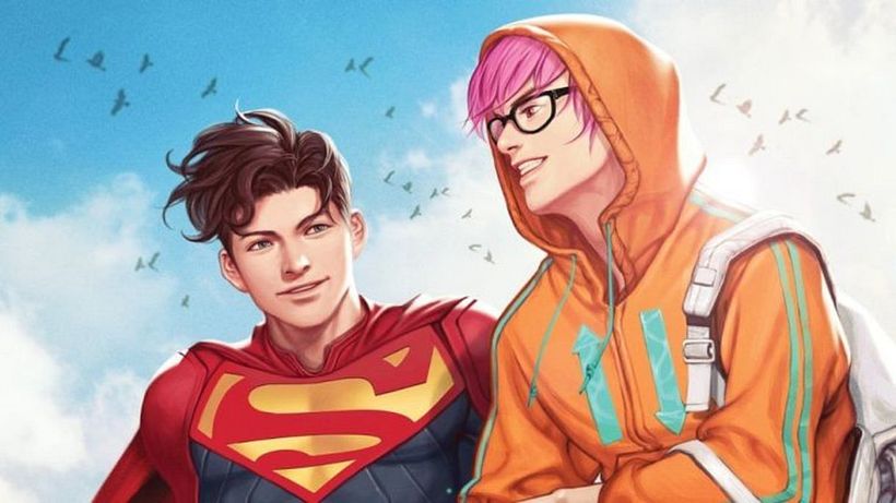 Superman and Jay Nakamura in "Superman: Son of Kal-El". Image: DC Comics.