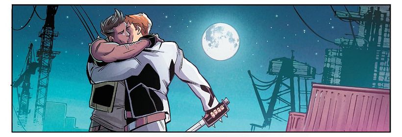 Shatterstar and Rictor. Image: Marvel Comics.