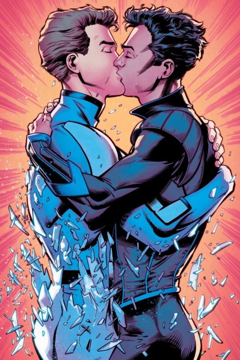 Iceman and Romeo. Image: Marvel Comics.