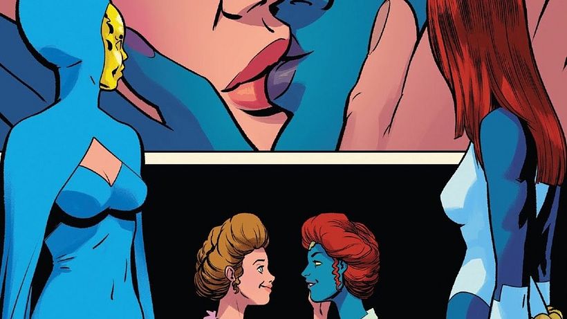 Destiny and Mystique lived in the closet for decades. Image: Marvel Comics.