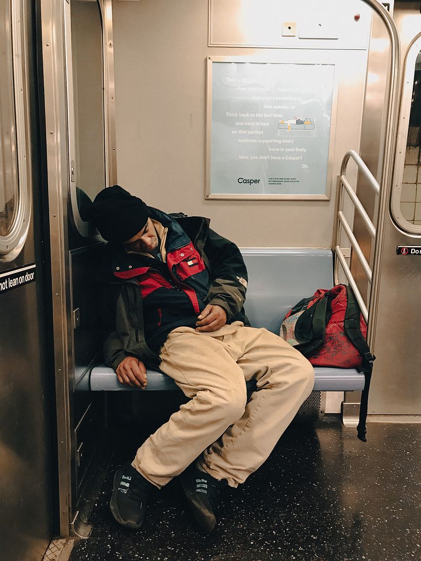 Front of Me. People living in New York. 3