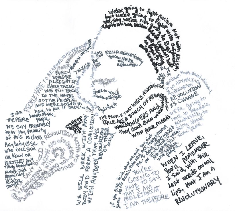 My project in Hand-Drawn Typographic Portrait course 1