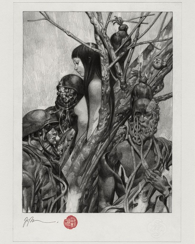 'Tree II (Study)', por João Ruas