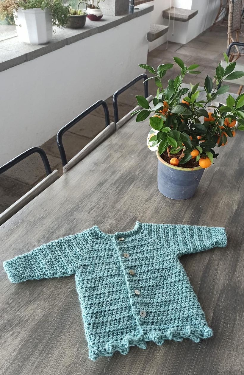 Il mio progetto del corso: Top-down: capi interi all'uncinetto 1