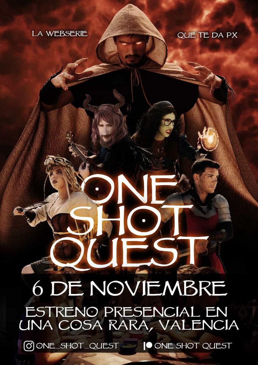  Actriz y vestuario. Webserie One Shot Quest. 3
