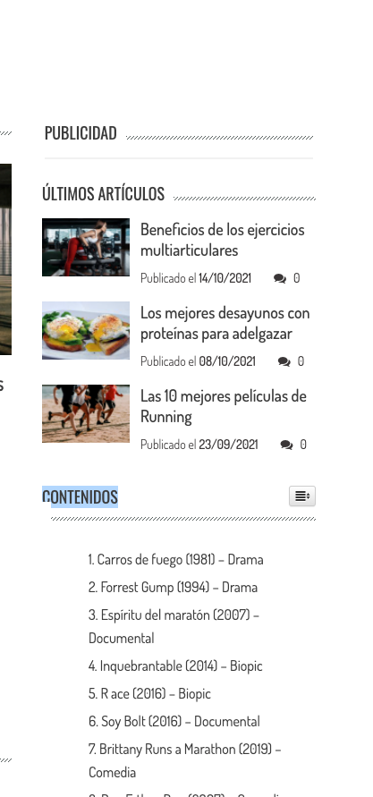 Web de Runnig 1
