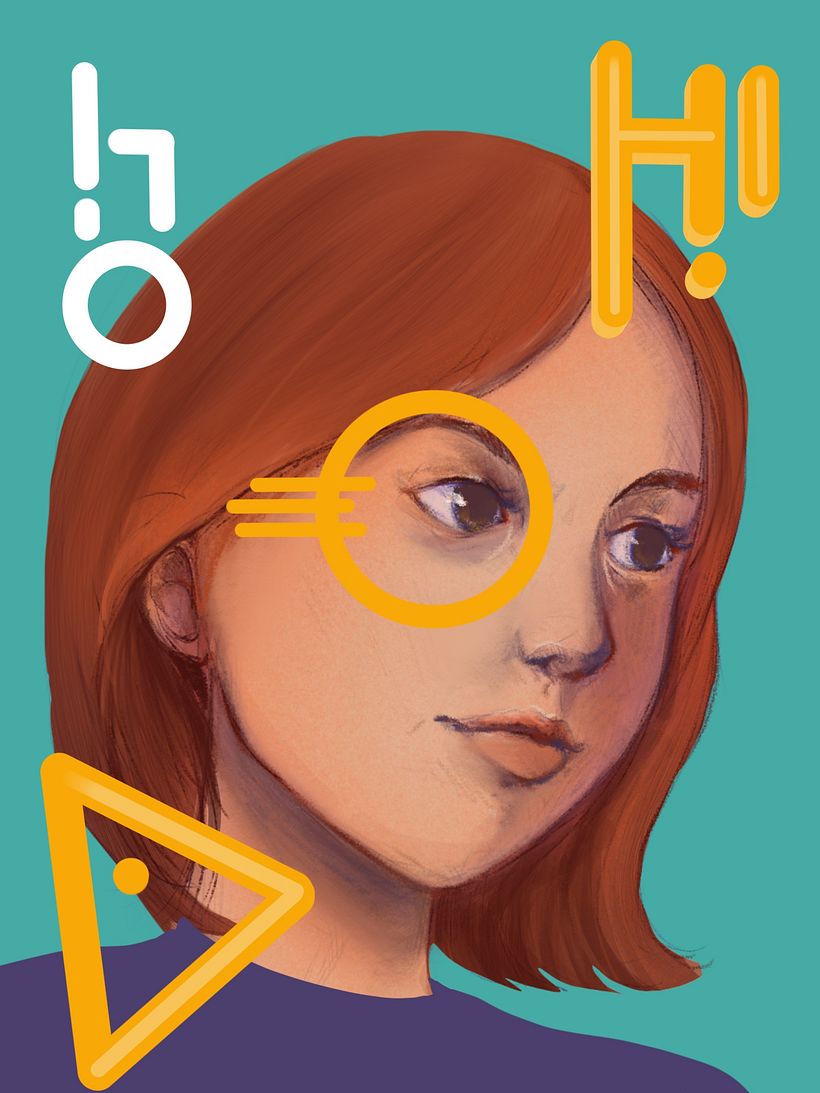 My project in Creative Portrait Illustration with Procreate course 2