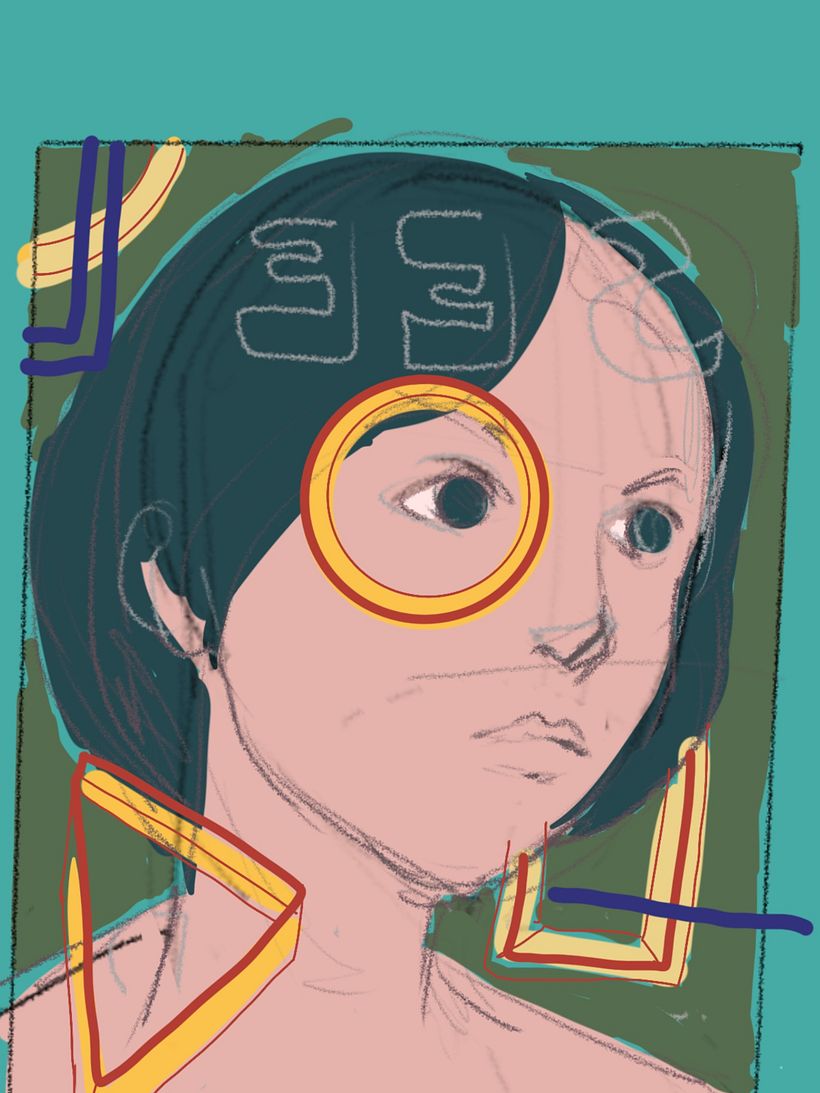My project in Creative Portrait Illustration with Procreate course 1