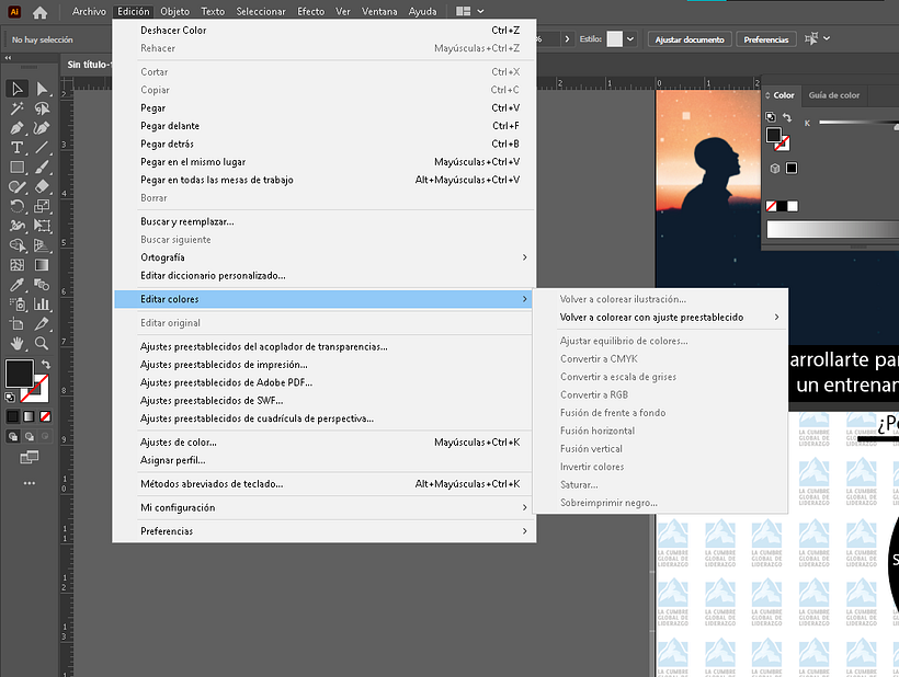 ¿Porque illustrator me pone los colores en "escala de grises"? 1