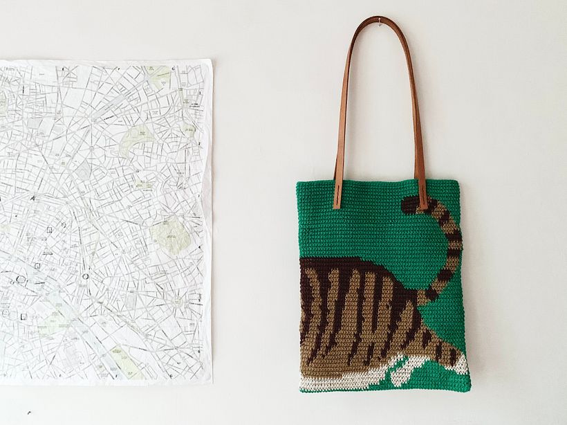 My project in Tapestry: Crochet Techniques for Drawing with Thread  course 3