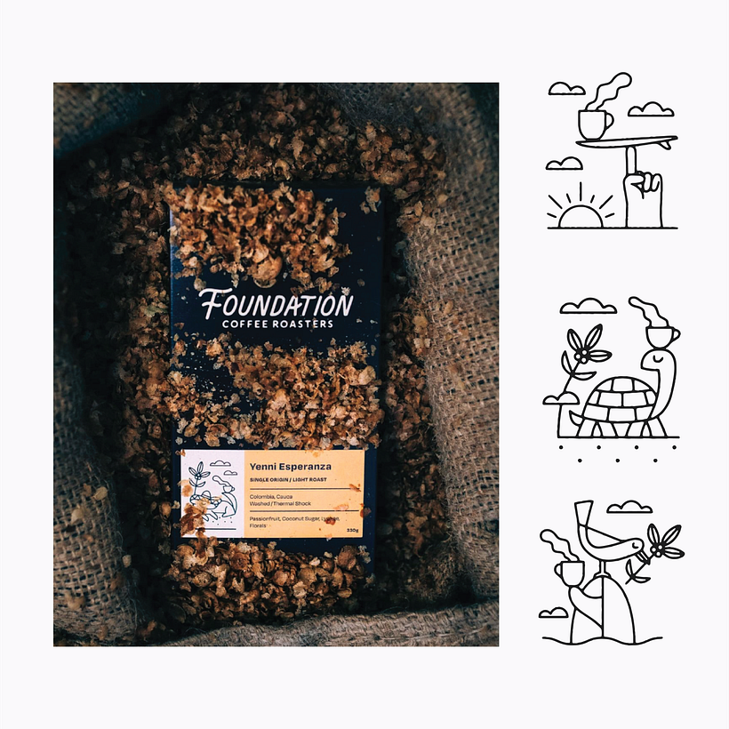 Illustration used for packaging and label design
