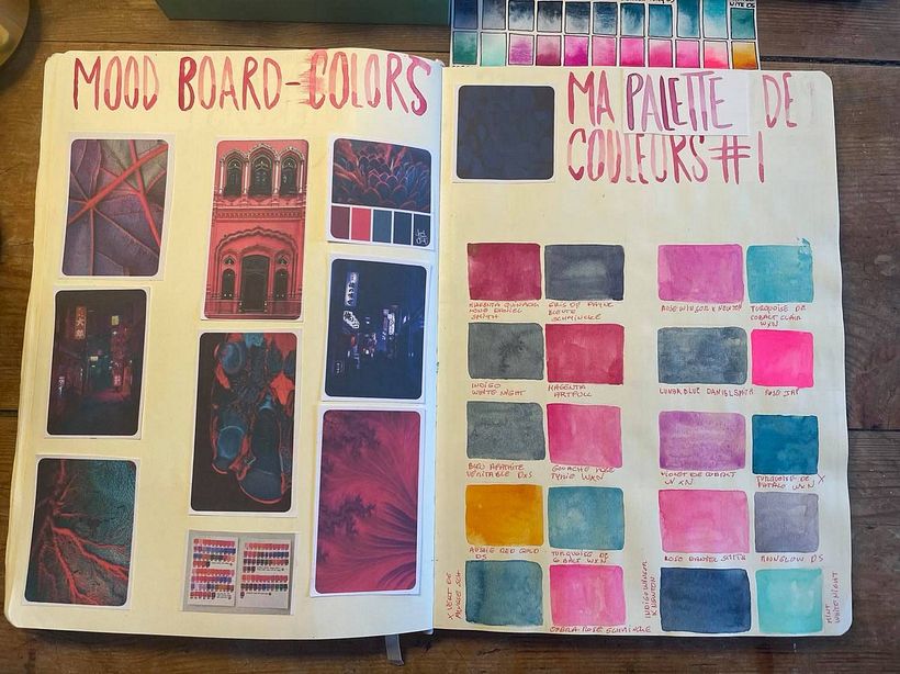 My project in Creation of Color Palettes with Watercolor course 4