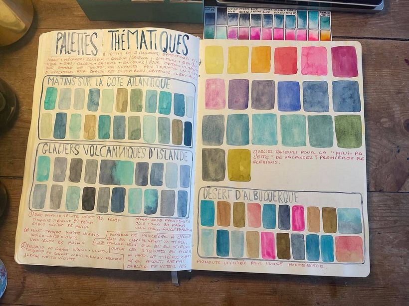 My project in Creation of Color Palettes with Watercolor course 5