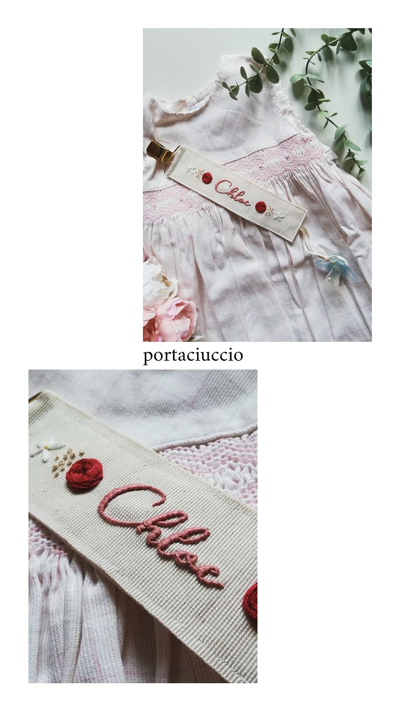 portaciuccio con nome 