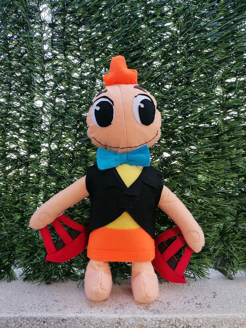 Mi Proyecto del curso: Textile Toys: diseño y creación de personajes en tela 4