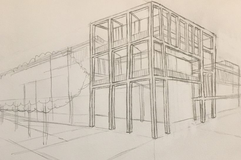 Kingston University Town House pencil