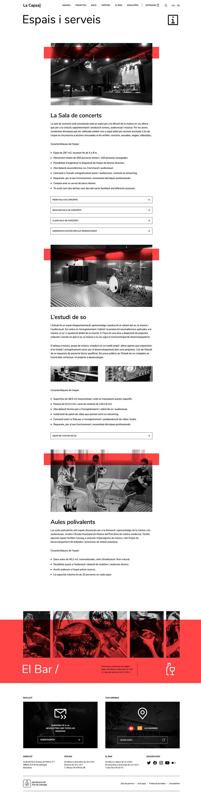 [sección] Nosaltres (Espais I Serveis)