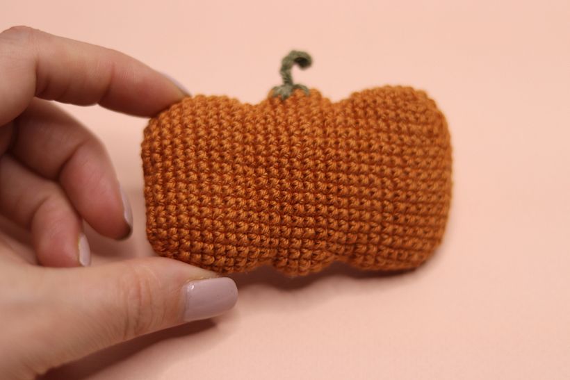 Pumpkin with a smooth finish.