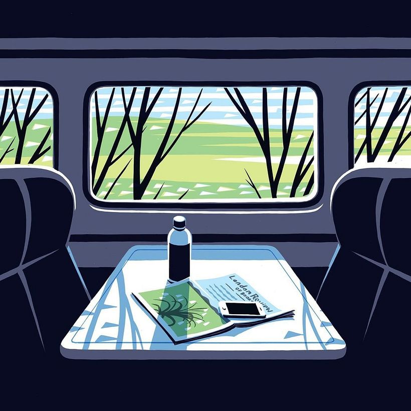Illustration für die London Review of Books von Jon McNaught.