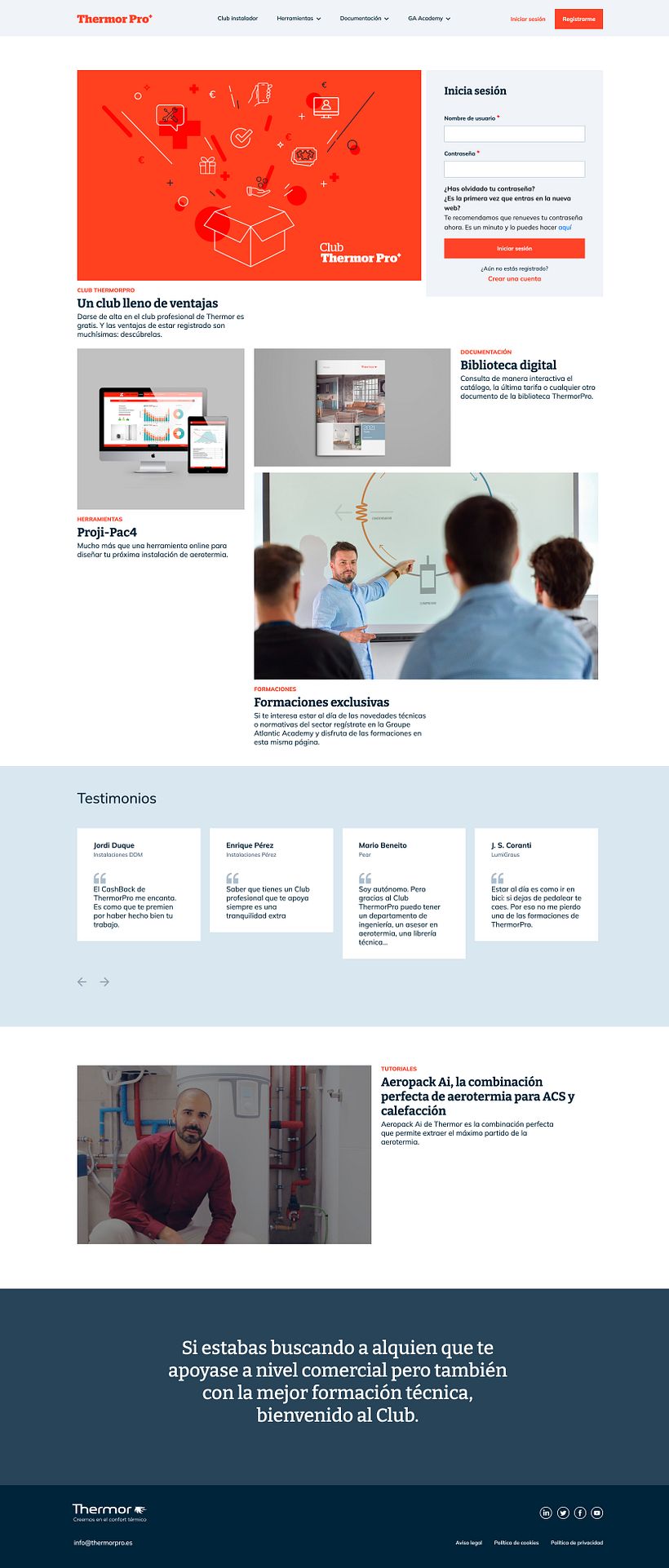 Proyecto: Thermor Pro+ (Maquetación Web) 5