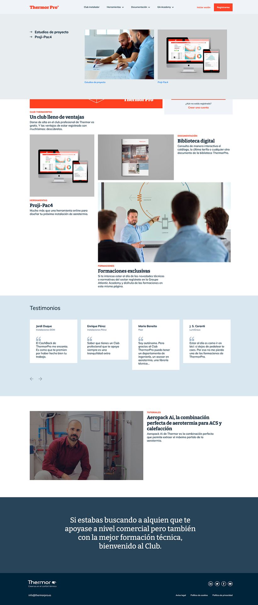 Proyecto: Thermor Pro+ (Maquetación Web) 6