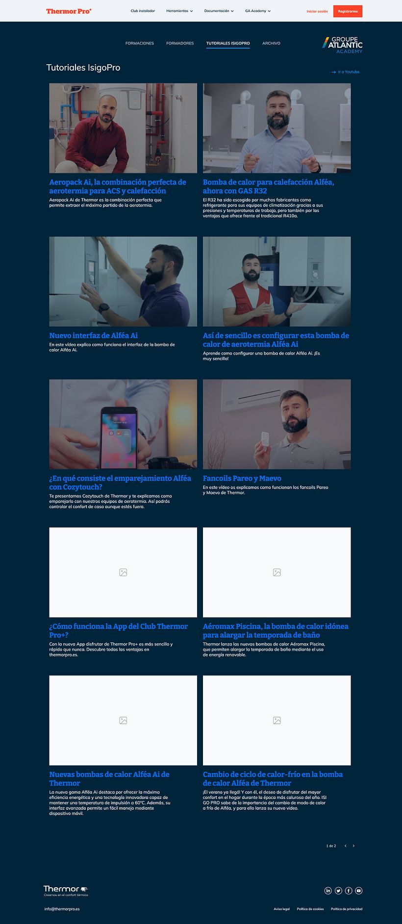 Proyecto: Thermor Pro+ (Maquetación Web) 9