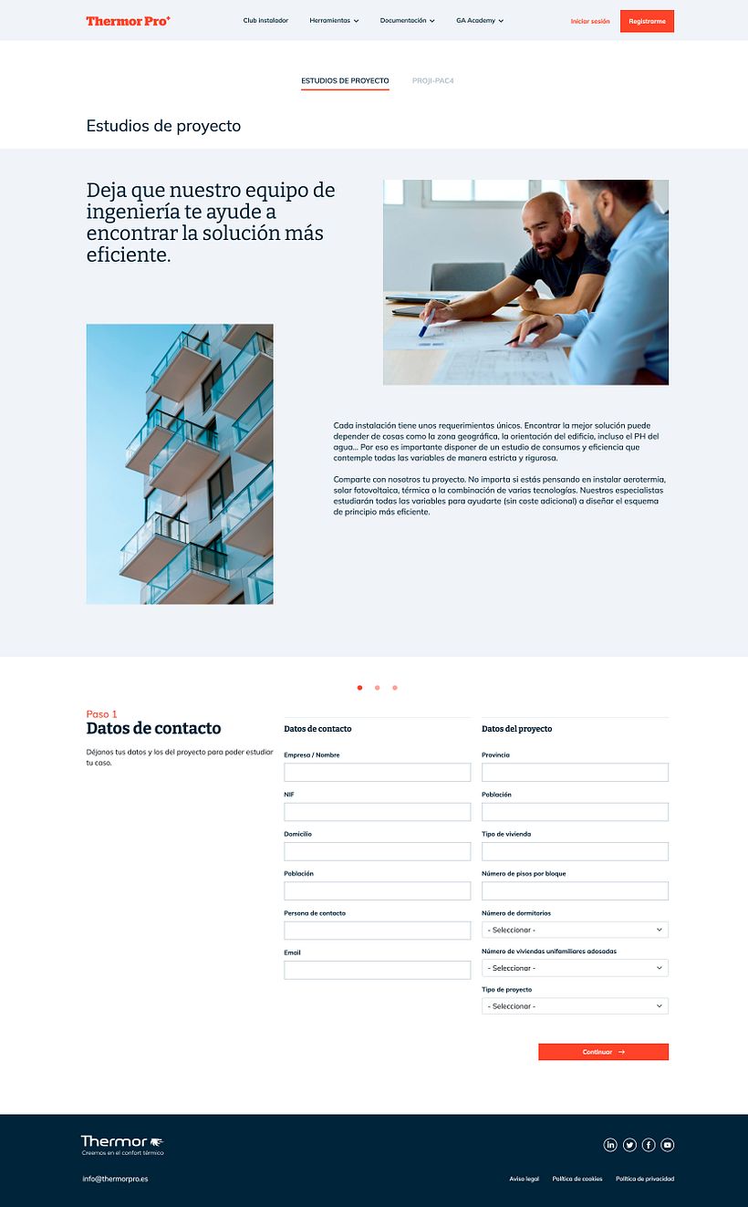 Proyecto: Thermor Pro+ (Maquetación Web) 12
