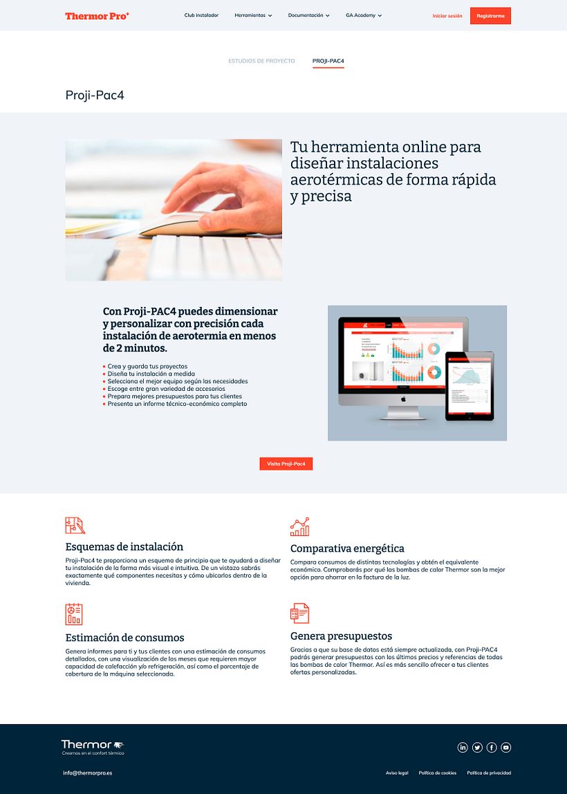 Proyecto: Thermor Pro+ (Maquetación Web) 13