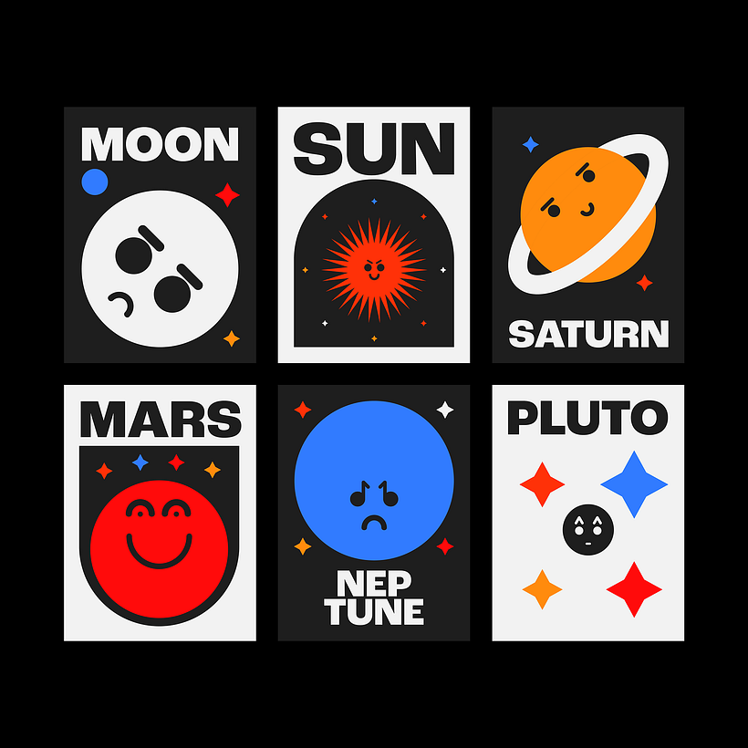 Final Project: Minimalist posters inspired by the Milky Way. 2