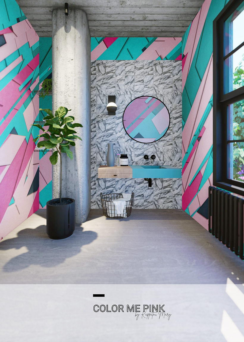 Color Me Pink-My project in Photorealism for Interior Spaces with Lumion course 2